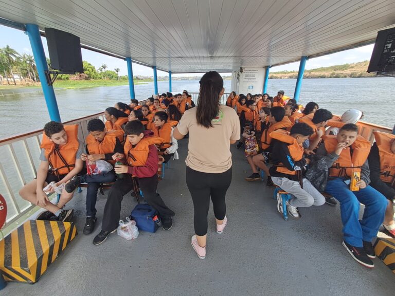 Atividade prática no reservatório